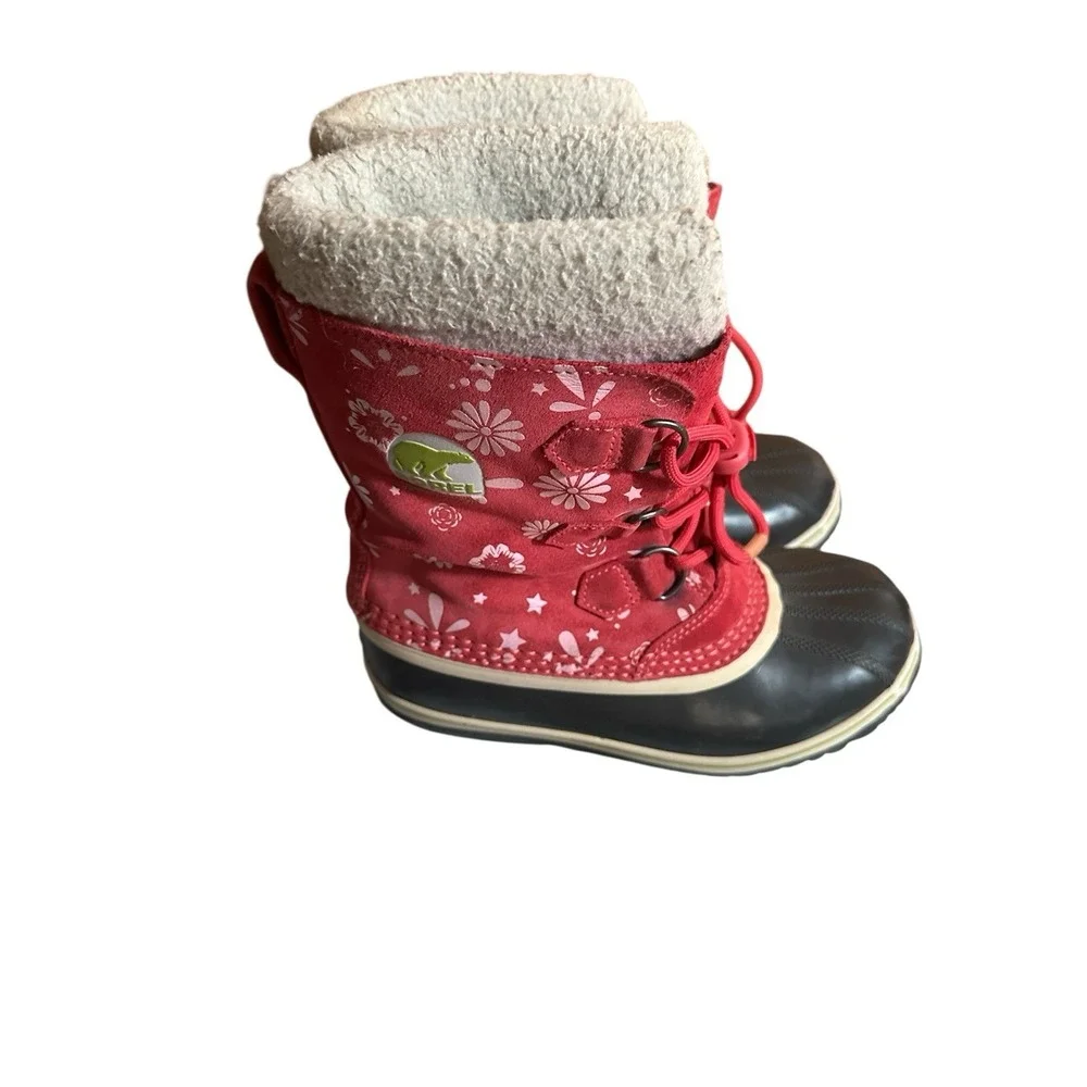 Sorel Winter Boots‎ Waterproof Kids Size 5 Pink